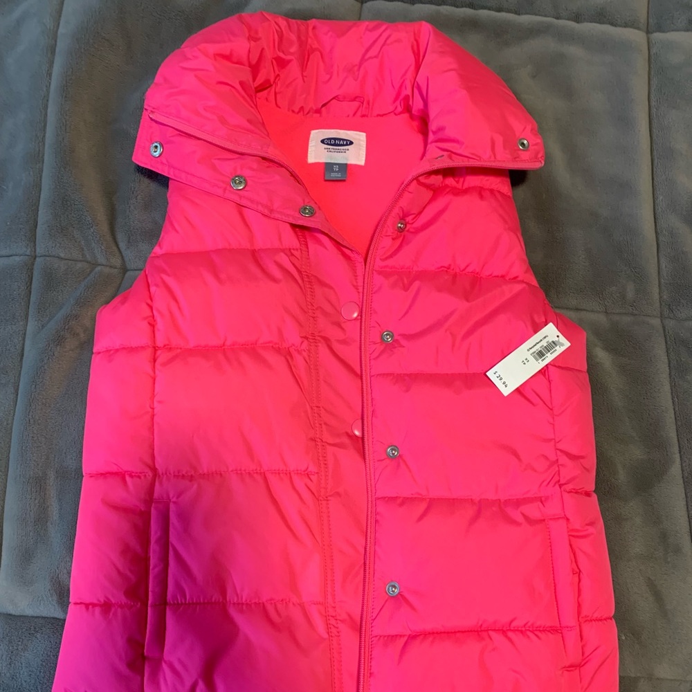 Hot Pink Old Navy Vest
